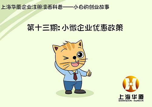 漫画第十三期-小微企业优惠政策